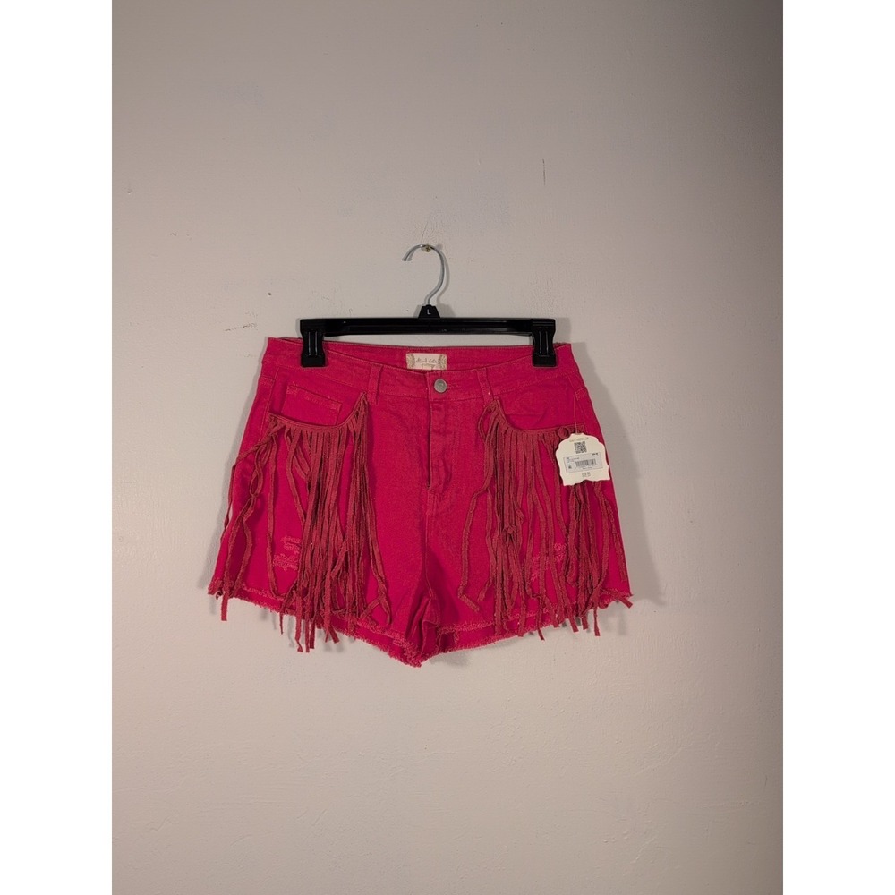 Altard State Hot pink Shorts Fringe Western‎ Size S New